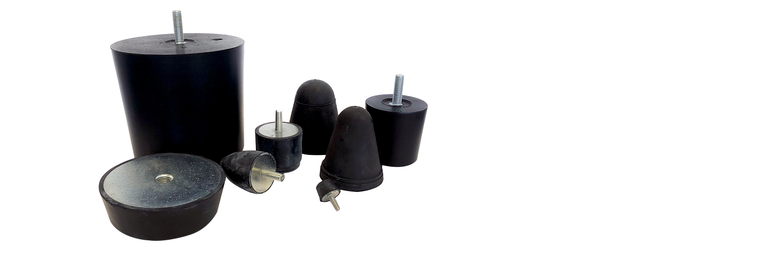 Gummibuffere brukes til demping av alle former for støt og slag