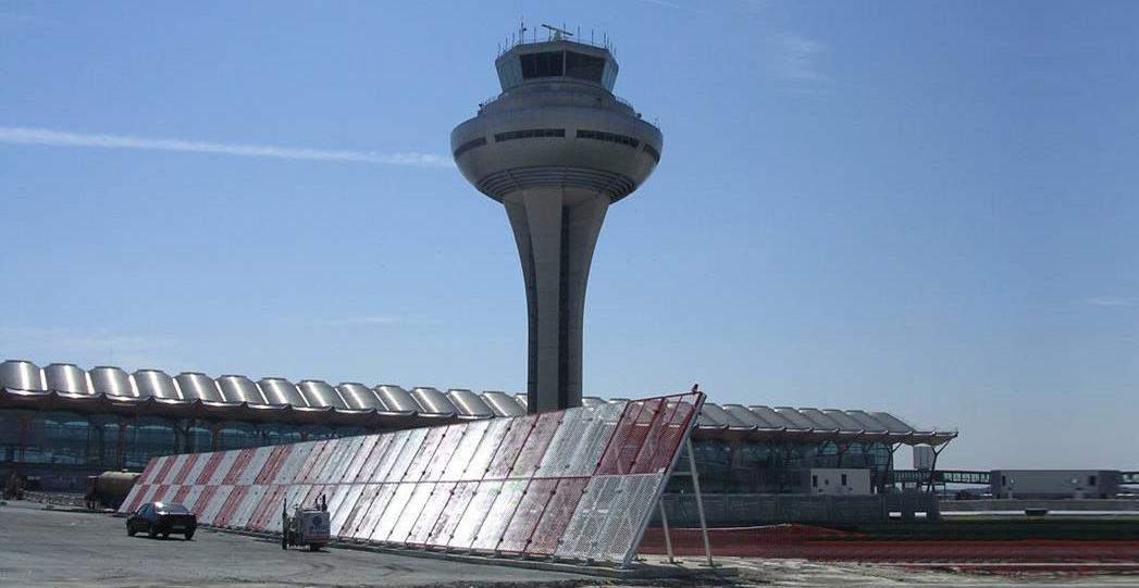 IAC Mesh Type Jet Blast Barrier endrer retningen på jetstrømmen fra jetmotorer