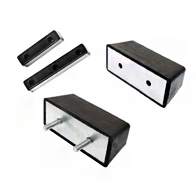 Gummibuffer for lastebiler og truckbuffer med metallinnsats