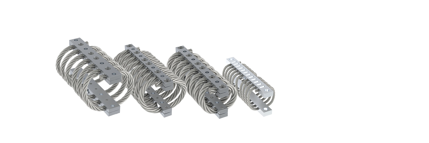 Sjokk- og vibrasjonsdemper type Helical