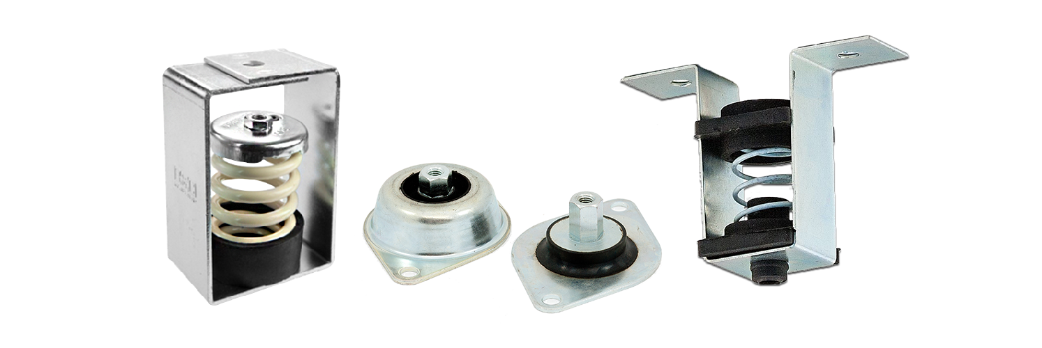 Lydisolerende takbeslag, veggoppheng og kabinettoppheng